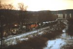 Coal north with NS power and a western visitor.